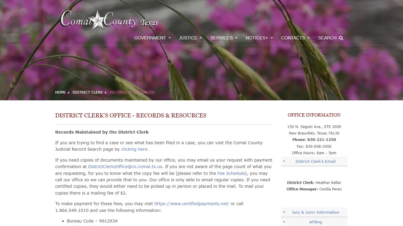 Records & Resources | Comal County, Texas